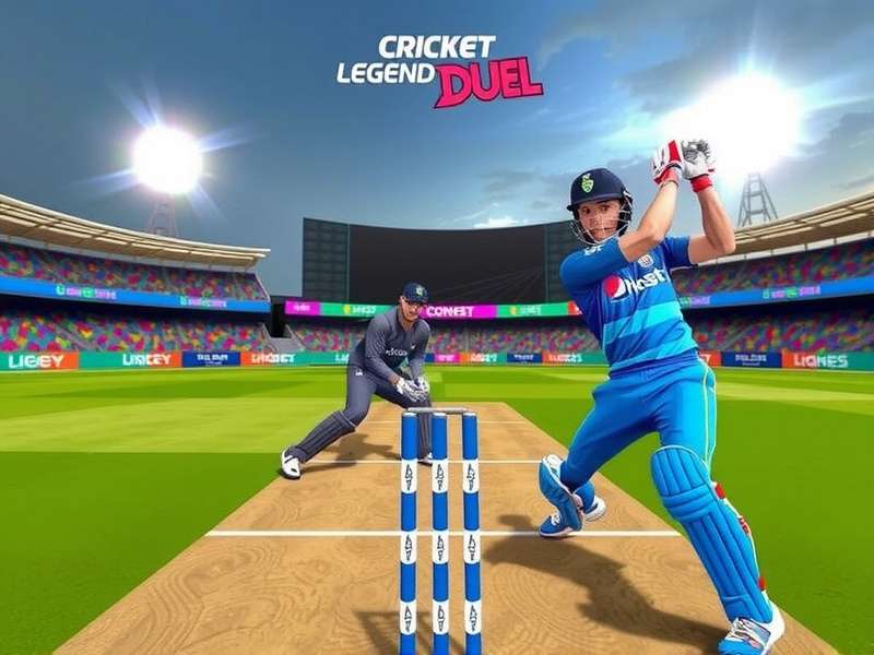 VR Cricket Legend Duel Batting Action